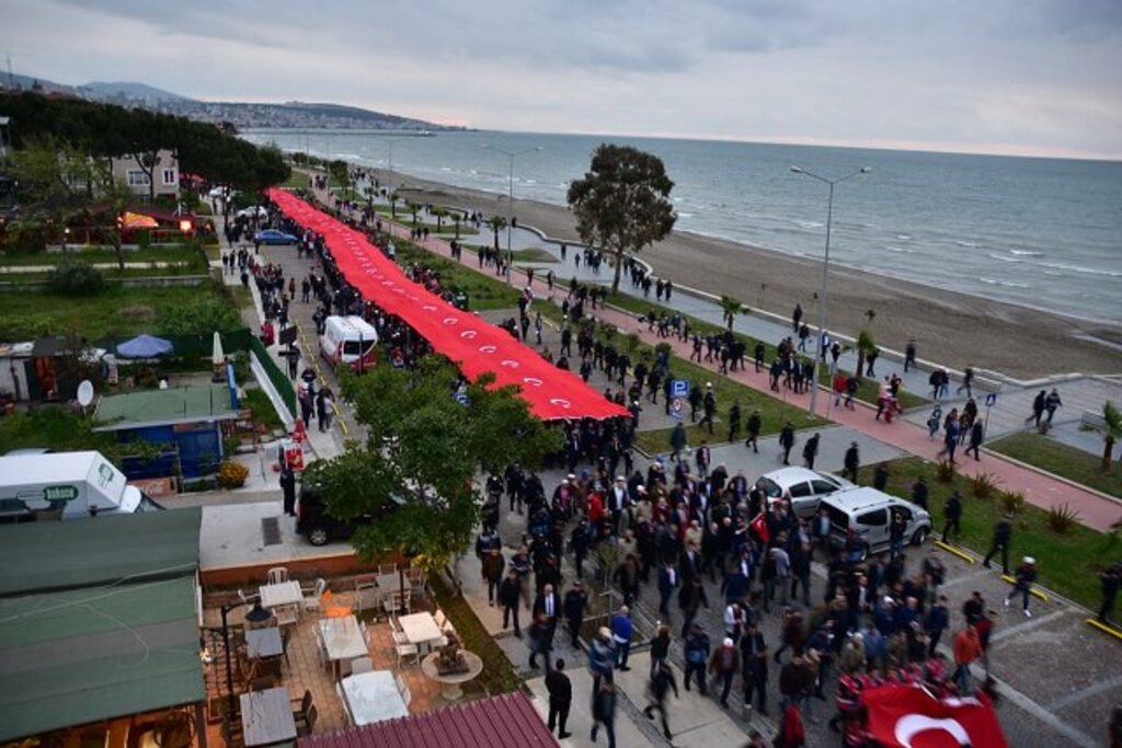 Fotoğraflarla Samsun'da 19 Mayıs coşkusu