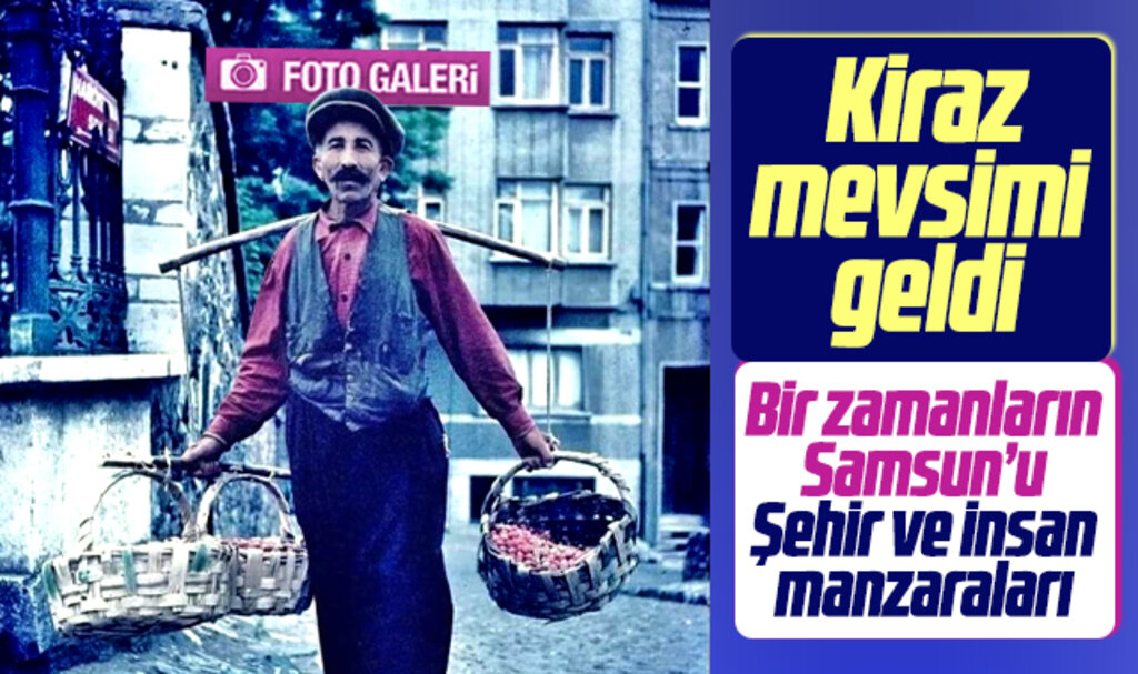 Bir zamanların Samsun'undan şehir ve insan manzaraları