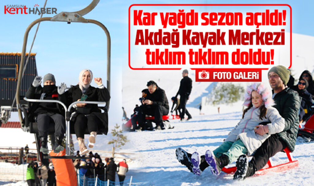 Samsun'da Ladik Akdağ Kayak Merkezinden kartpostallık görüntüler