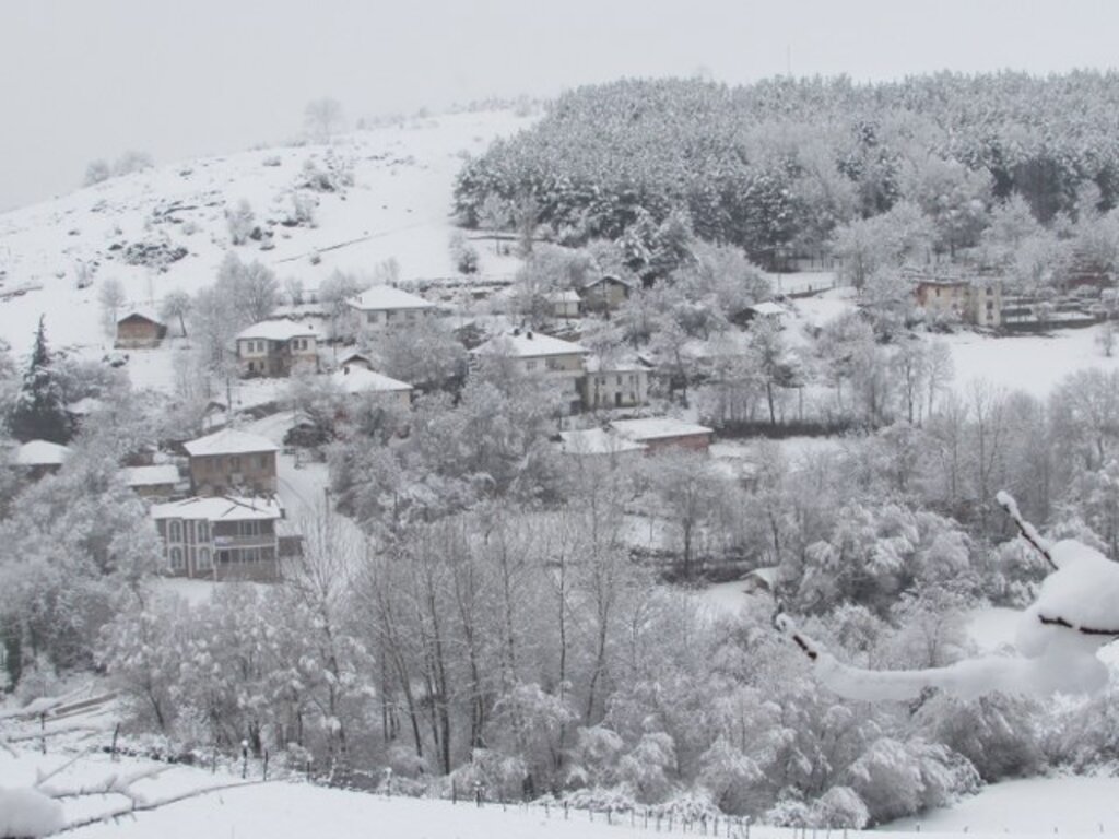 Samsun ve ilçelerden kar manzaraları