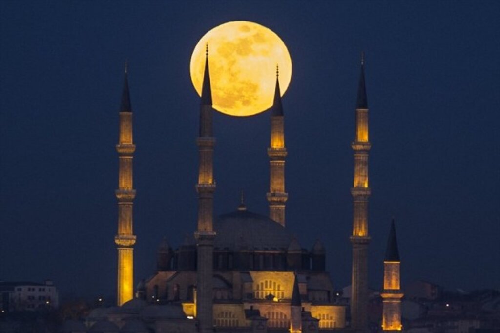 Türkiye'den Süper Mavi Kanlı Ay fotoğrafları