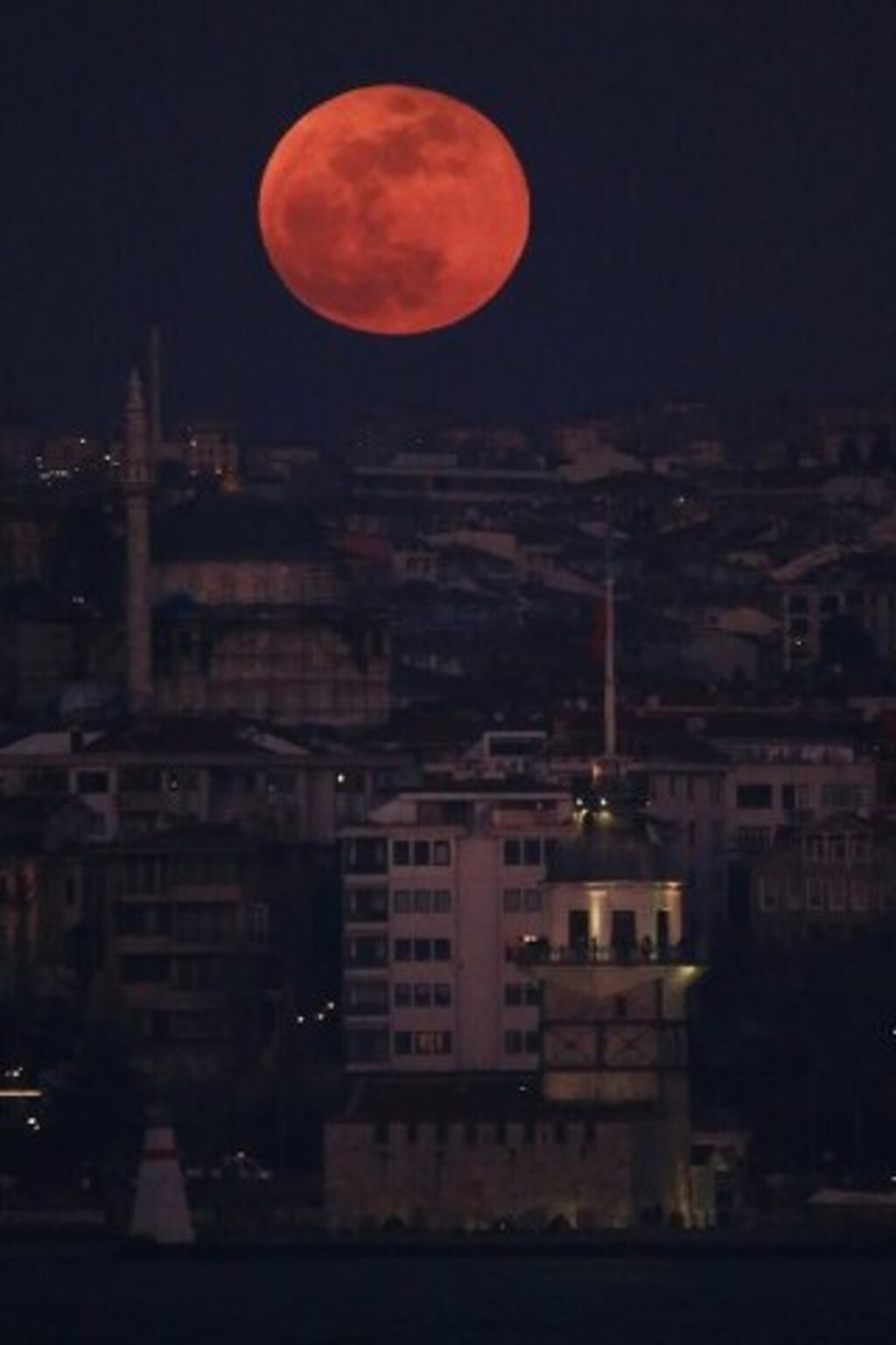 Türkiye'den Süper Mavi Kanlı Ay fotoğrafları