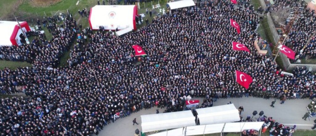 Samsun Afrin şehitlerini uğurladı