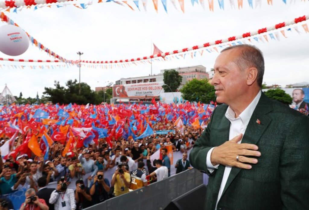 Cumhurbaşkanı Recep Tayyip Erdoğan'ın 24 Haziran seçimi Samsun mitinginden fotoğraflar