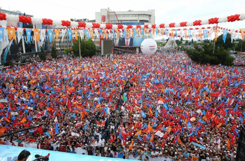 Cumhurbaşkanı Recep Tayyip Erdoğan'ın 24 Haziran seçimi Samsun mitinginden fotoğraflar