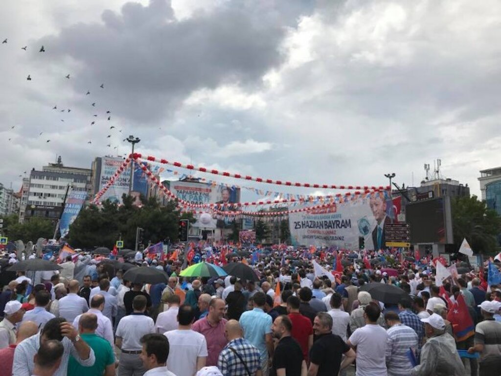 Cumhurbaşkanı Recep Tayyip Erdoğan'ın 24 Haziran seçimi Samsun mitinginden fotoğraflar