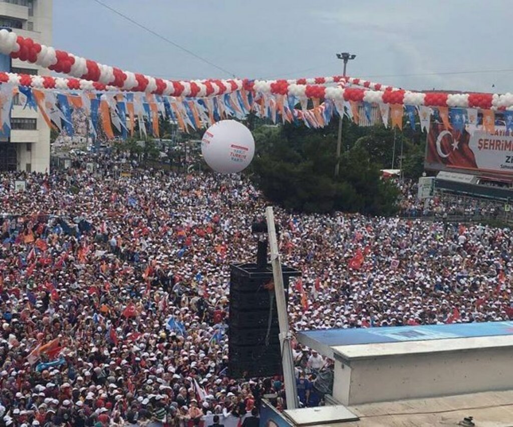 Cumhurbaşkanı Recep Tayyip Erdoğan'ın 24 Haziran seçimi Samsun mitinginden fotoğraflar