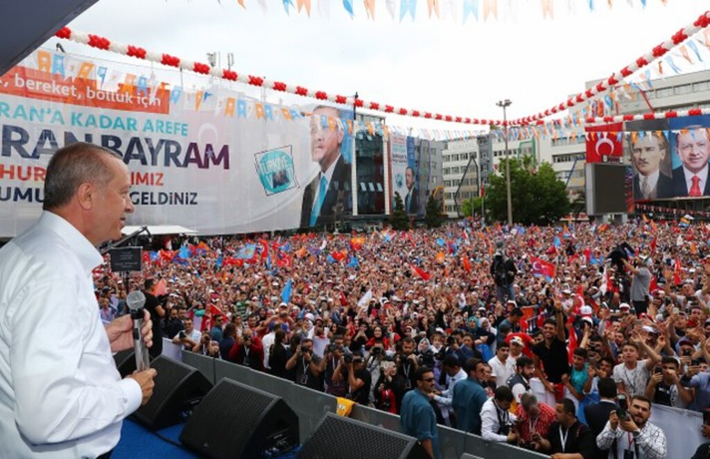 Cumhurbaşkanı Recep Tayyip Erdoğan'ın 24 Haziran seçimi Samsun mitinginden fotoğraflar