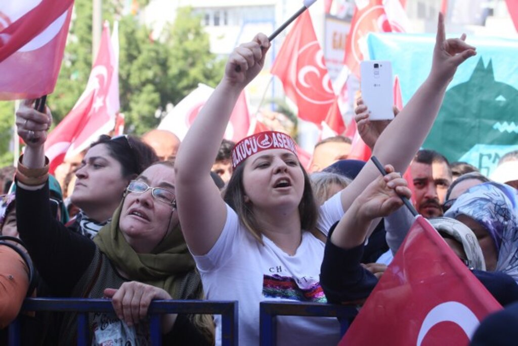 Devlet Bahçeli'nin 24 Haziran seçimi Samsun mitinginden fotoğraflar