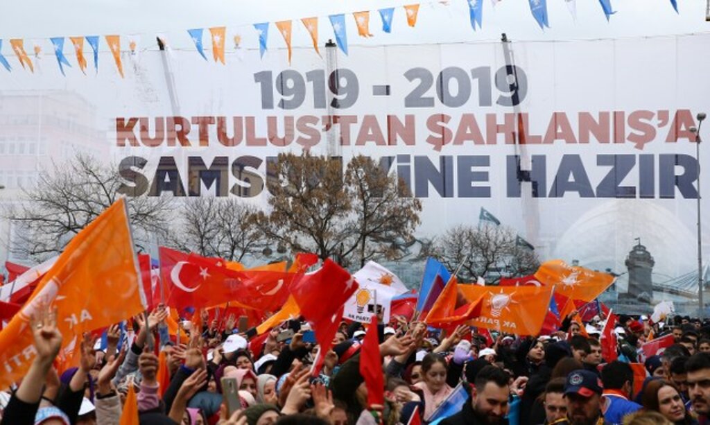 Fotoğraflarla Recep Tayyip Erdoğan'ın 3 Mart Samsun seçim mitingi