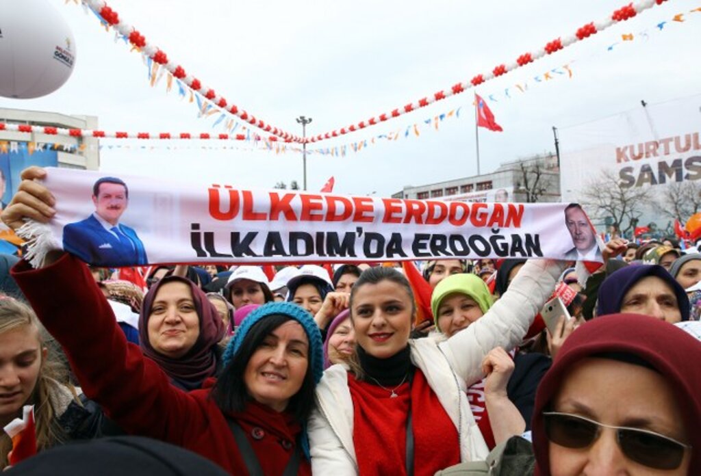 Fotoğraflarla Recep Tayyip Erdoğan'ın 3 Mart Samsun seçim mitingi