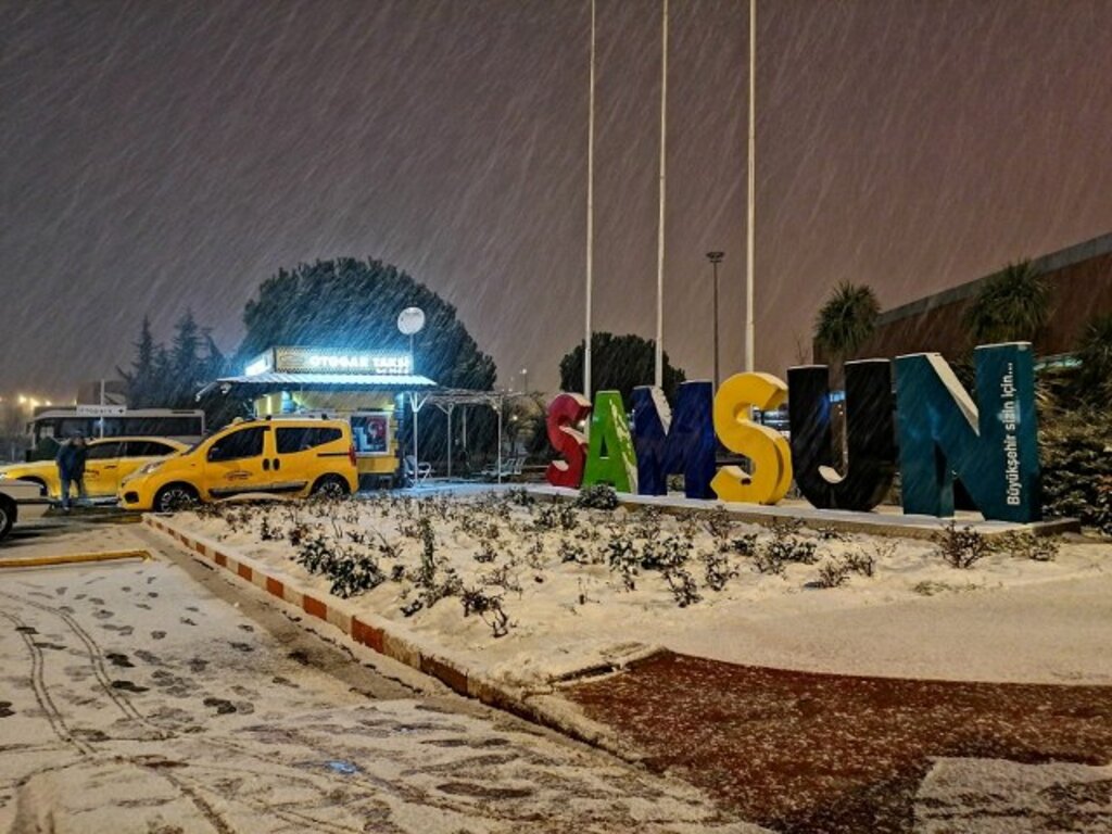 Samsun'dan 2020 yılının kar fotoğrafları