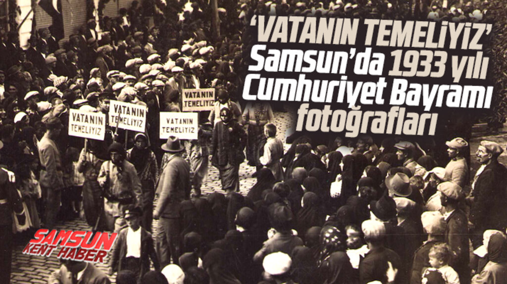 Samsun'da Cumhuriyet Bayramı nostaljisi! Eskiden böyle kutlanıyordu