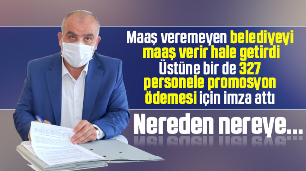 Canik Belediyesi Başkanı Sandıkçı, maaş ve promosyon sözleşmesini imzaladı