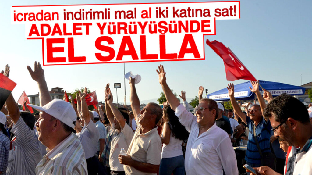CHP Samsun Milletvekili Kemal Zeybek Adalet Yürüyüşüne katıldı