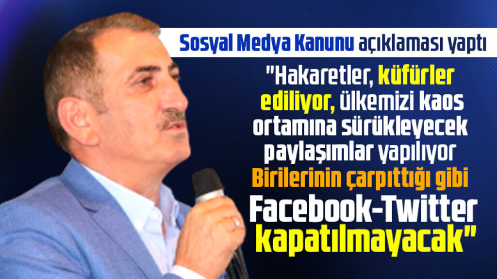 Samsun Milletvekili Fuat Köktaş sosyal medya kanunu açıklaması yaptı