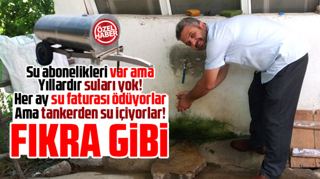 Samsun Bafra'da fıkra gibi olay! Yıllardır içme suları yok ama su abonelikleri var 