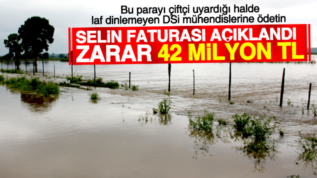 Samsun Çarşamba'da sağanak yağış tarım arazilerine 42 milyon TL'lik zarar verdi 