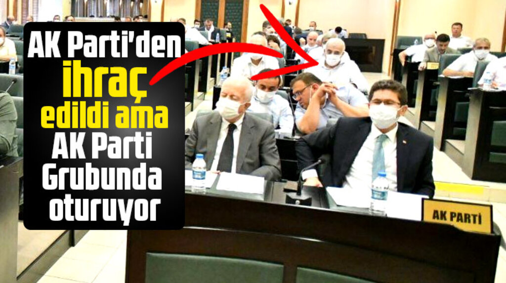 Samsun'da AK Parti'den ihraç edilen meclis üyesi AK Parti Grubunda oturuyor