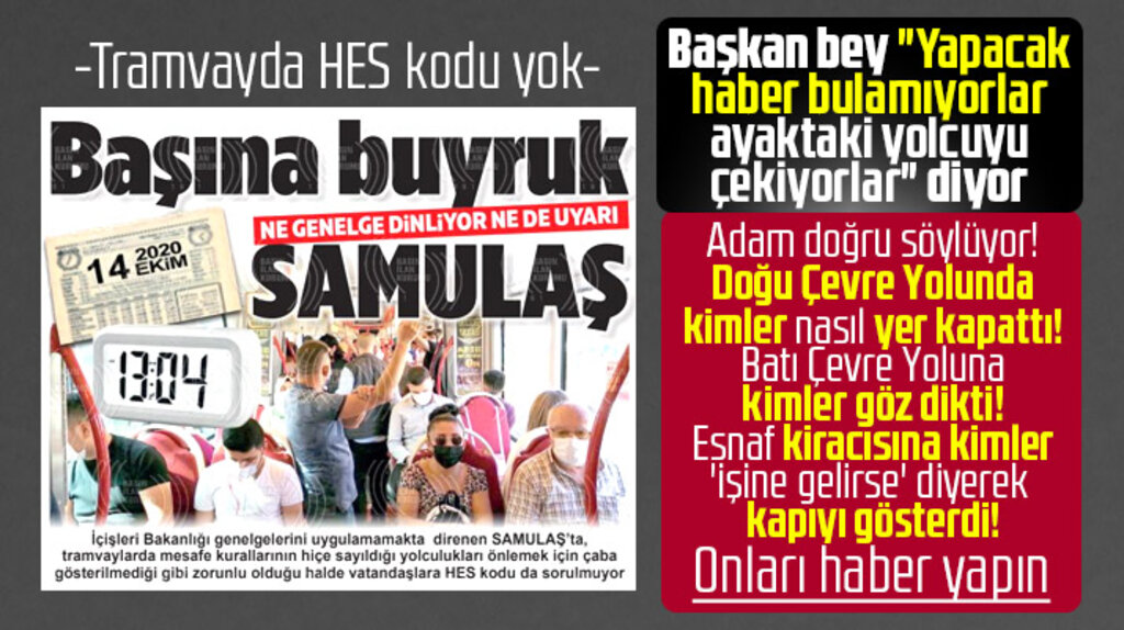 Samsun'da genelgeye rağmen tramvaylara binen yolcuya HES kodu sorulmuyor