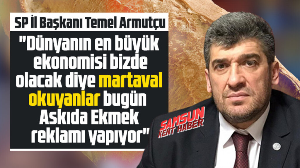 SP Samsun İl Başkanı MHP'nin Askıda Ekmek uygulamasını eleştirdi
