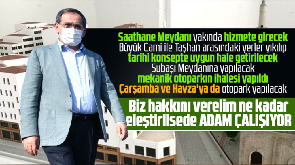 Mustafa Demir sessiz sedasız Samsun için planladığı projeleri hayata geçiriyor