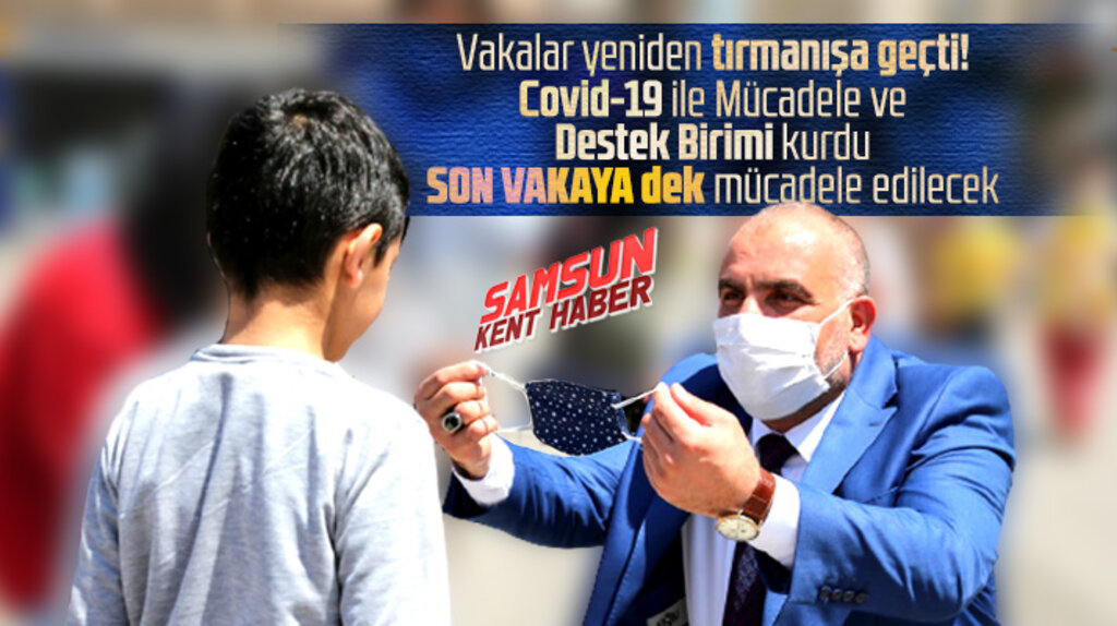 Canik Belediyesi Destek Birimi kurdu! Covid 19 ile son vakaya dek mücadele edilecek