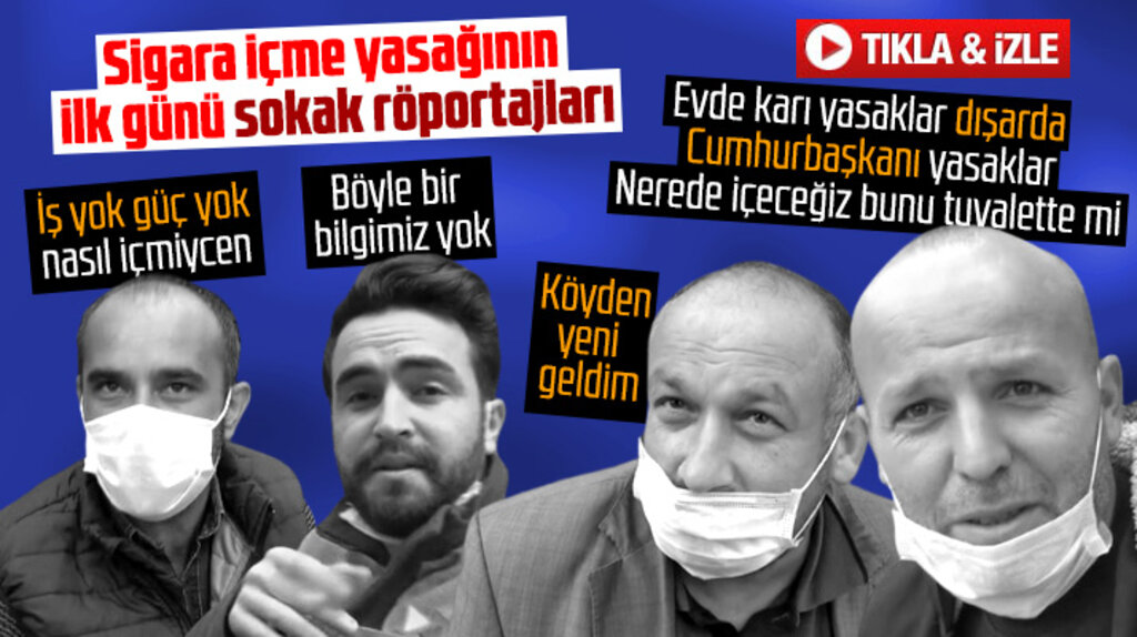 Samsun'da sigara içme yasağının ilk günü vatandaşlardan ilginç cevaplar