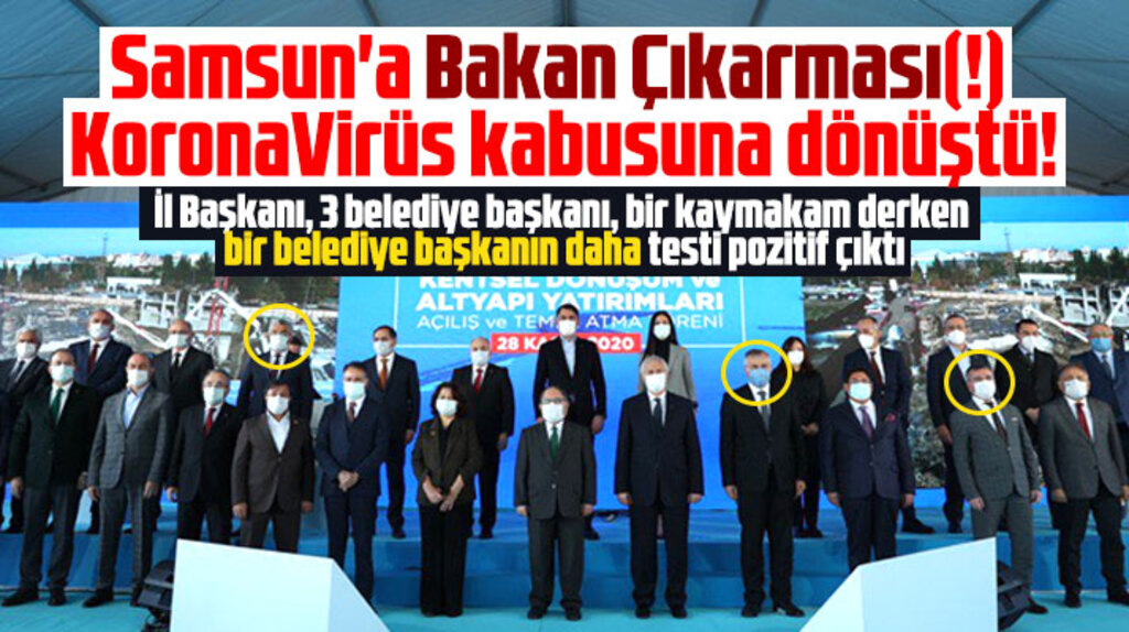 Samsun'a bakan çıkarması Korona kabusuna dönüştü! Pozitif sayısı 6'ya yükseldi