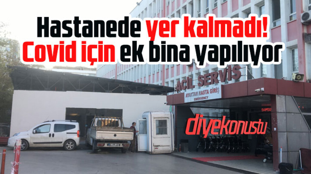 Samsun Gazi Devlet Hastanesine Covid hastaları için ek bina yapılıyor