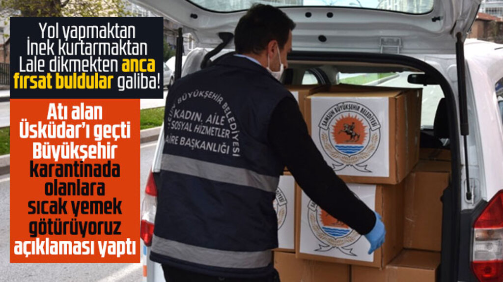 Samsun Büyükşehir Belediyesi karantinada olanlara sıcak yemek verdiğini açıkladı