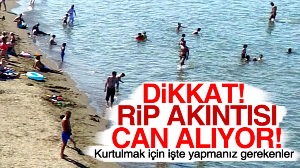 Karadeniz'de denize girenler dikkat! Rip akıntısı can alıyor