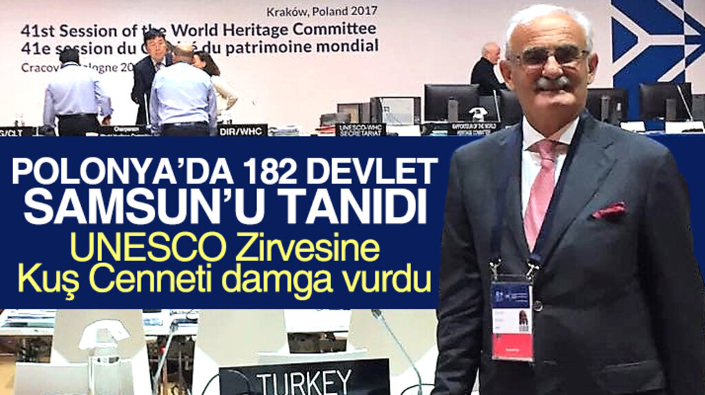 Yusuf Ziya Yılmaz Polonya'da Kuş Cenneti için UNESCO Zirvesine katıldı