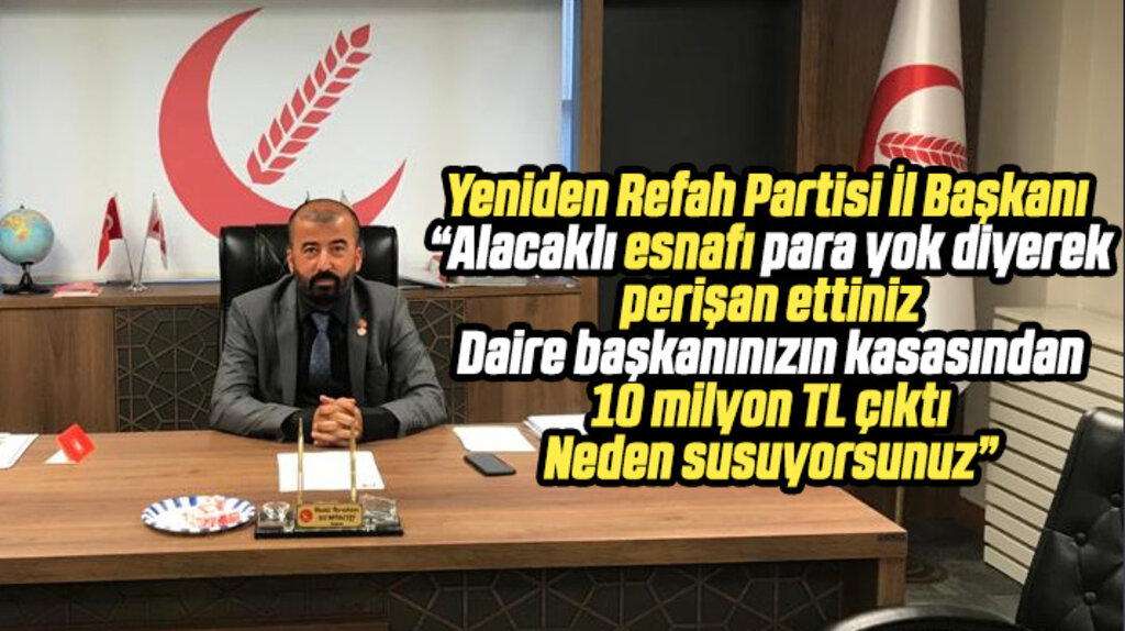 Yeniden Refah Partisi Samsun İl Başkanı Şahin'den Büyükşehir'e tepki