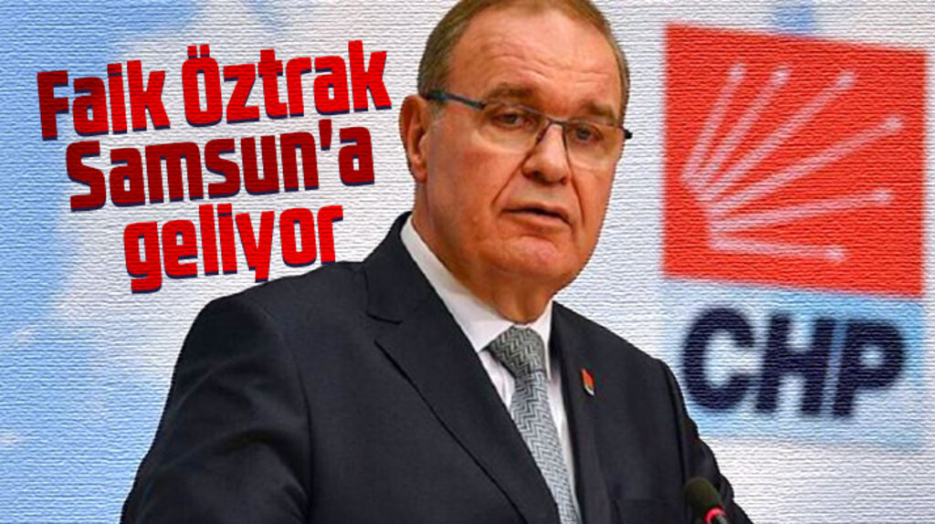  Faik Öztrak, 29 Ocak Cuma günü Samsun'a geliyor