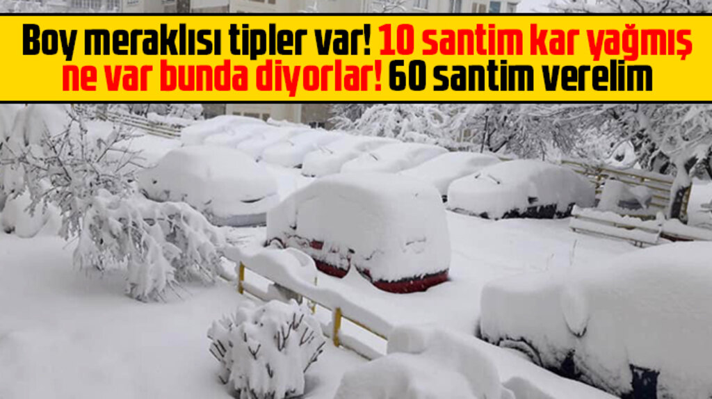 Samsun'da bazı yerleşim yerlerinde kar kalınlığı 60 santime kadar ulaştı