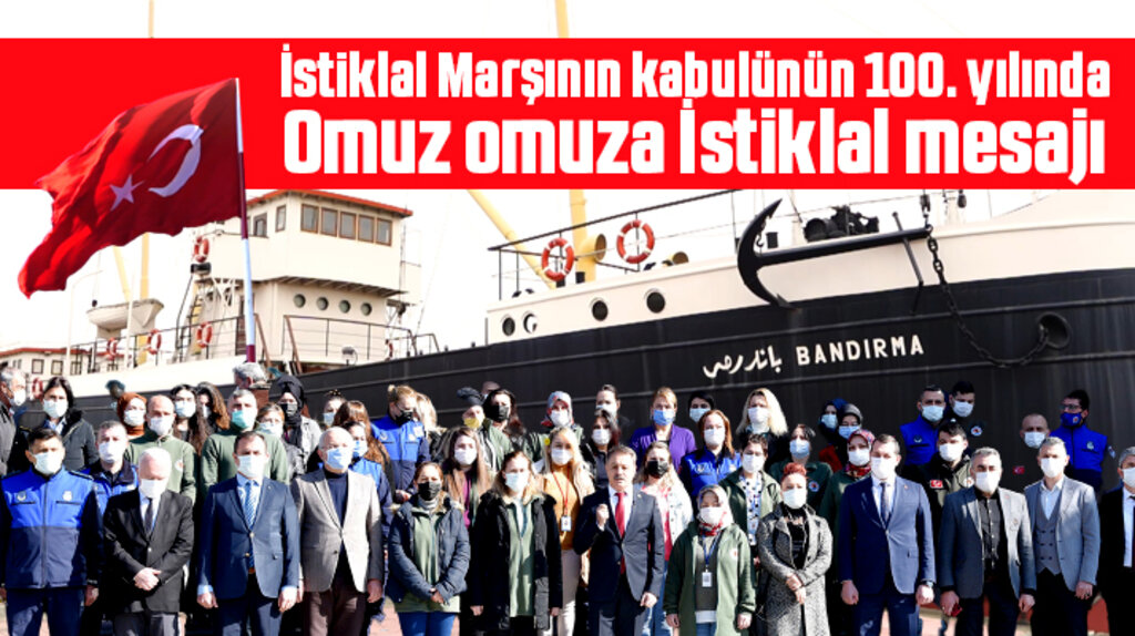 Atakum Belediyesi İstiklal Marşının kabulünün 100'üncü yılına özel video çekti