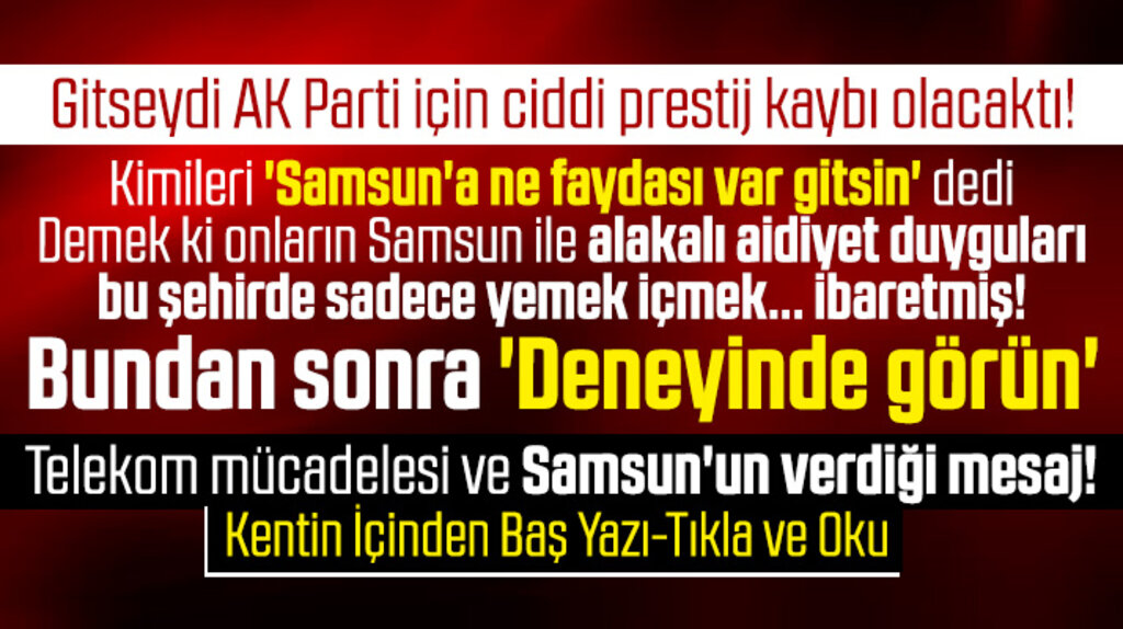Telekom Samsun'dan neden gitmemeliydi? Samsun'un Telekom mücadelesinin önemi