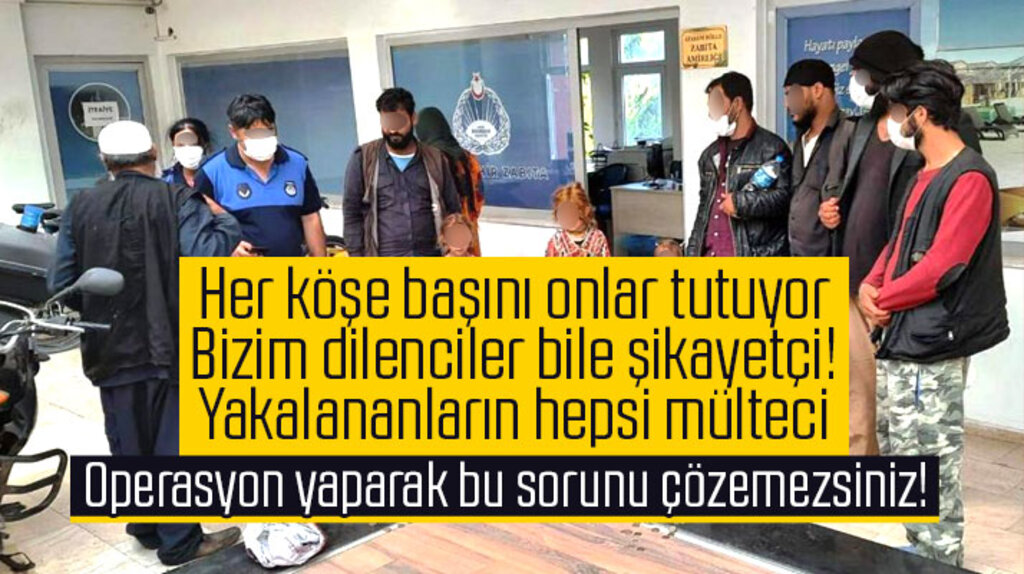 Samsun'da çoğunluğu mülteci 29 dilenciyi zabıta yakaladı