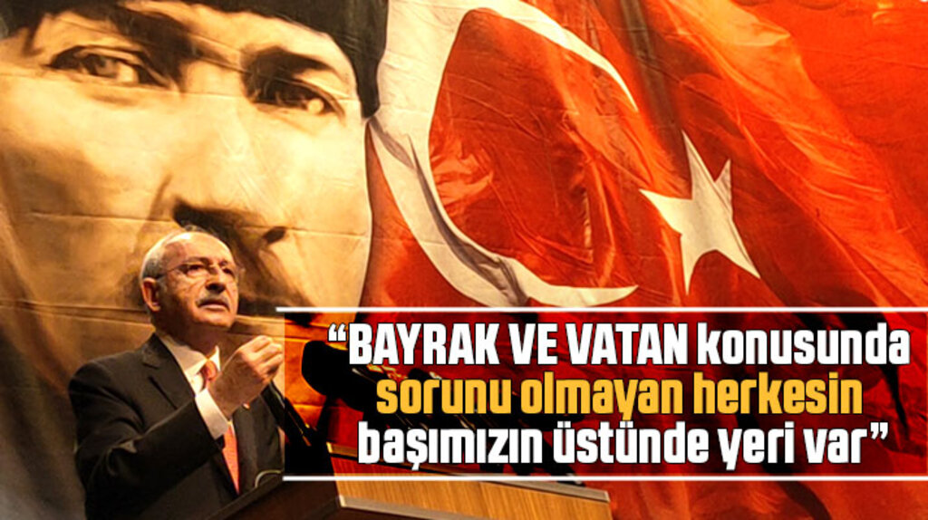 Kılıçdaroğlu Samsun'da konuştu! Vatan bayrak bizim kırmızı çizgimizdir
