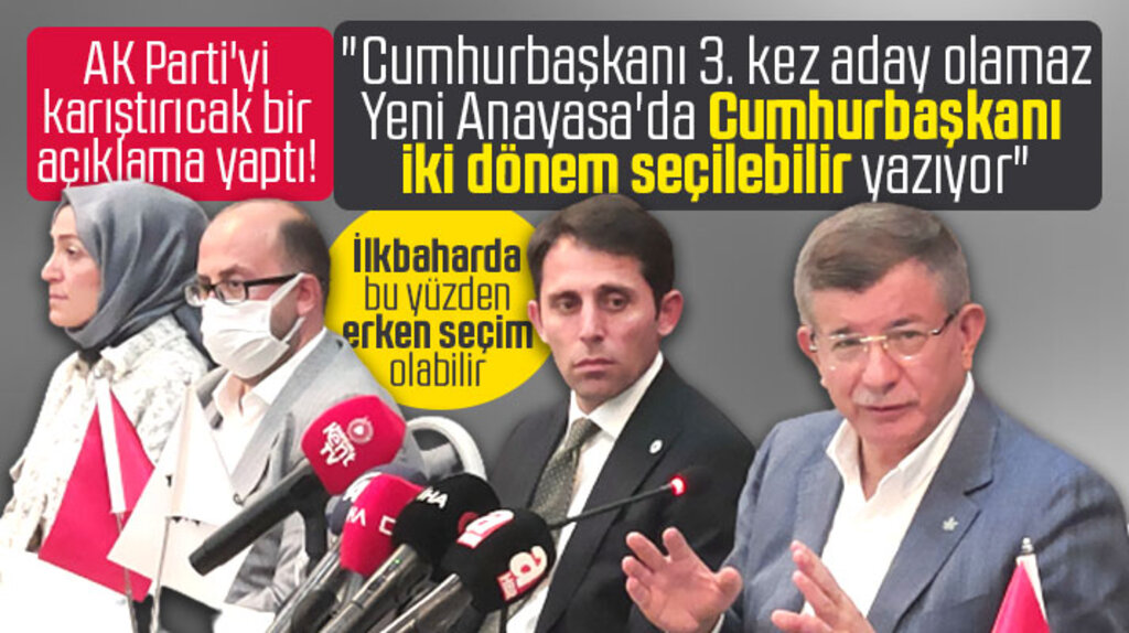 Davutoğlu Samsun'da açıkladı! Erdoğan Anayasa'ya göre 3'üncü kez aday olamaz