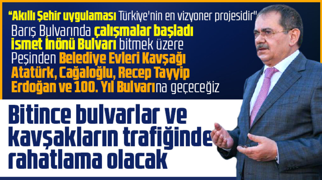 Mustafa Demir açıkladı! Akıllı Şehir uygulaması Samsun trafiğini rahatlatacak