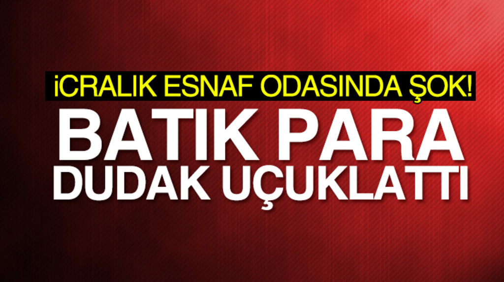 Samsun'da Halk Bankası'nın icraya verdiği esnaf kooperatifinde batık para dudak uçuklattı