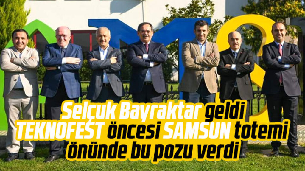 Selçuk Bayraktar TEKNOFEST 2022 için Samsun'a geldi