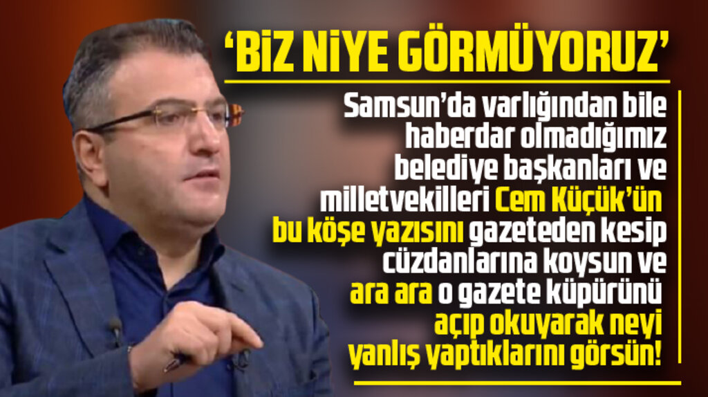 Cem Küçük'ten dikkat çekici uyarı! Gerçeklerle yüzleşin, sıkıntıları dinleyin