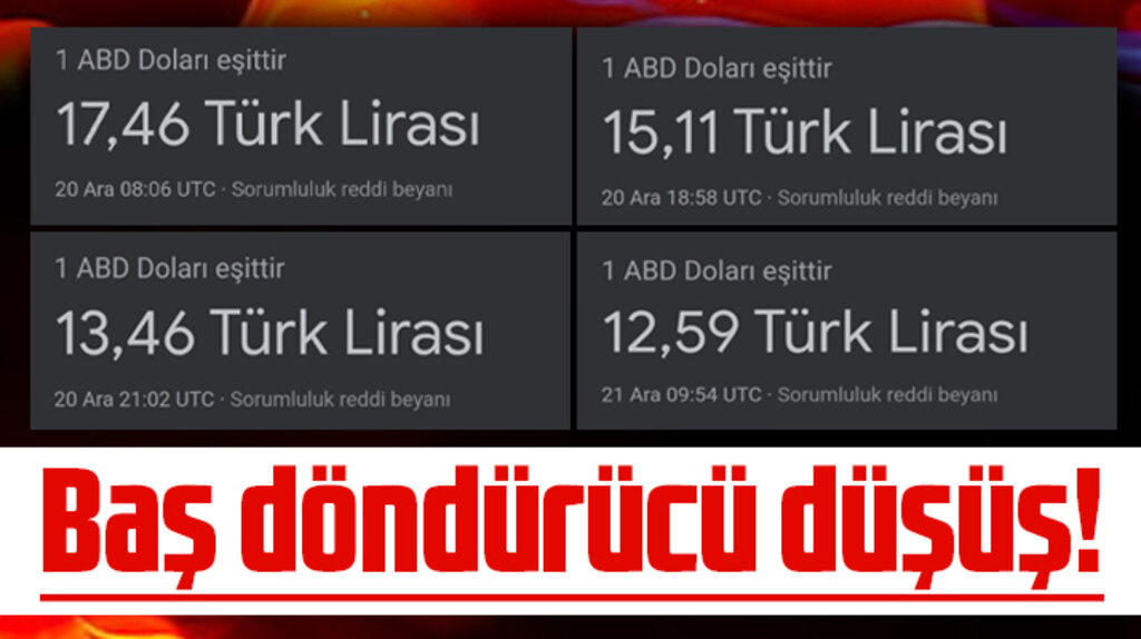 Dolarda baş döndürücü düşüş! 17'den 12 TL'ye geriledi