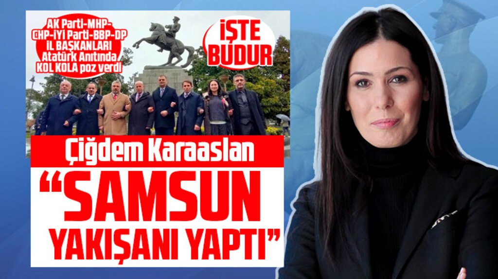 Çiğdem Karaaslan'dan siyasilerin Atatürk Anıtı birlik pozu için açıklama