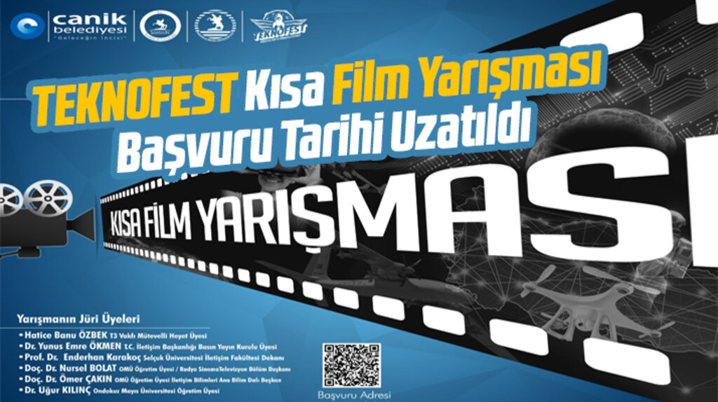 Samsun'da Canik Belediyesi Kısa Film Yarışması'nın başvuru tarihi uzatıldı