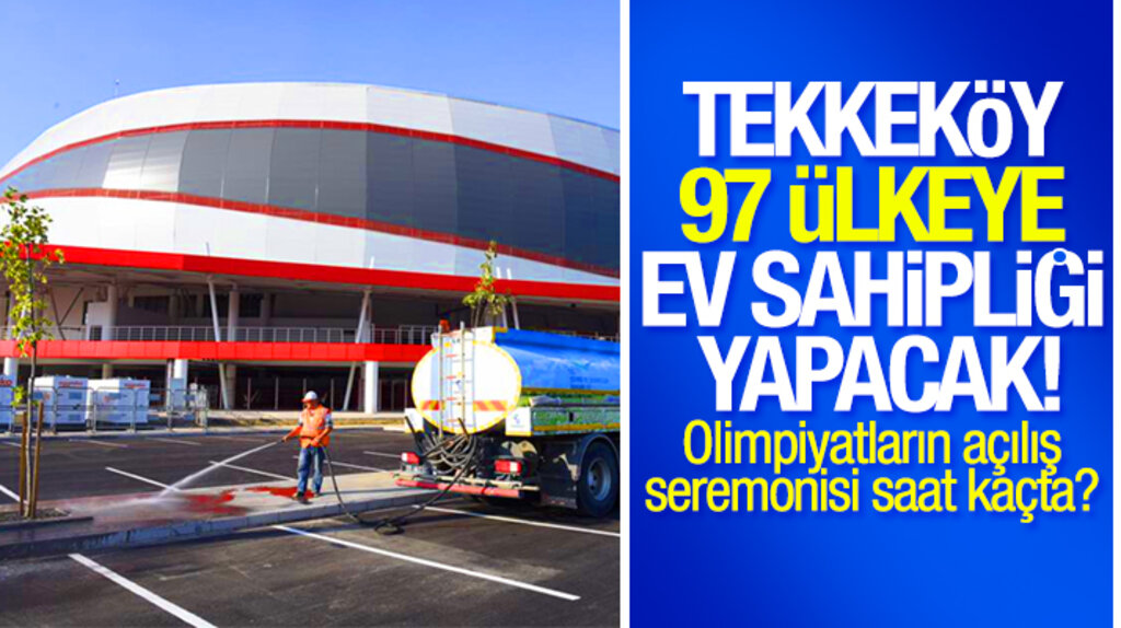 Samsun'un Tekkeköy ilçesinde olimpiyat oyunlarının açılış seremonisi saat kaçta
