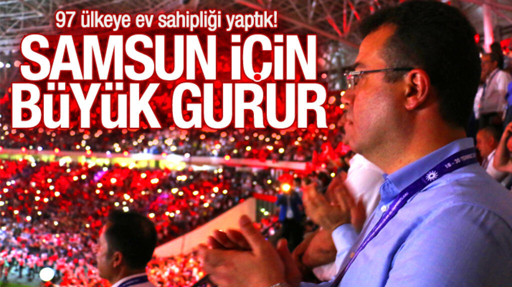 İshak Taşçı:Samsun 97 ülkeye ev sahipliği yaptı bu büyük bir gurur
